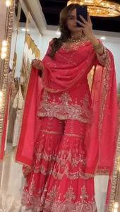 ชุดสูทดีไซน์เนอร์ผ้าไชน็อนหนาสีเดียวกับชุดที่มีชาราราและดูแมทธ์ด้านในมีลำดับการเข้ารหัสที่ซับซ้อน - Product Image 3