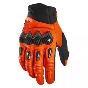 Guantes de moto personalizados para hombres y mujeres, material de cuero con logotipo personalizado para deportes y carreras de motos, precio - Product Image 1