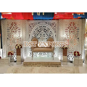 Evento DE BODA popular Marco de fondo blanco Parte superior Asiática Fiesta de bodas y eventos Paneles C Recepción de bodas contemporánea Marcos C - Product Image 3