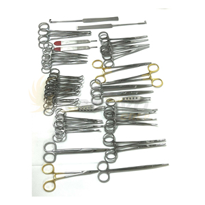 Qnq เครื่องมือผ่าตัดสเตนเลสสตีลคุณภาพสูงชุดอุปกรณ์สัตวแพทย์พื้นฐานรวมถึงกรรไกรที่ใส่เข็มมีดผ่าตัด - Product Image 2