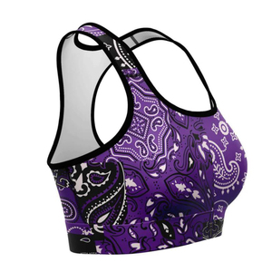 Soutien-gorge de sport de haute qualité pour femmes Design personnalisé Sublimation Printing Plus Size Breathable and Lightweight Solid Pattern - Product Image 4