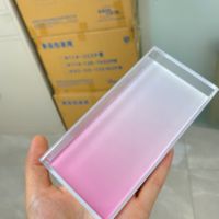 Palette de rangement carrée en plastique acrylique haute qualité couleur personnalisée pour extensions de cils, support de rangement pour cils, couvercle pour tuiles de cils