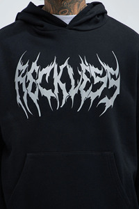 Sudadera con capucha de gran tamaño para la moda urbana Sudadera con capucha informal para uso diario Sudadera con capucha cálida de invierno con forro interior suave - Product Image 4