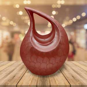 Cremation Urns <b>for</b> Human <b>Ashes</b> <b>for</b> Burial Columbarium Urns <b>for</b> Human Tear Drop Rose Gold Colour 27 Cms High - Product Image 3