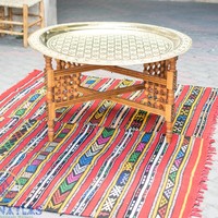 Nouveauté Table basse Boho en métal de taille personnalisée, table de chevet de style marocain pour la maison, les hôtels et les événements de haute qualité