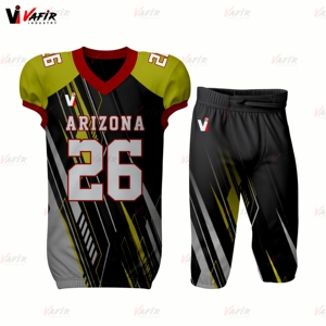 L'uniforme de football américain 2026 conçu sur mesure définit des options respirantes et de taille supérieure avec une nouvelle technologie de sublimation - Product Image 5