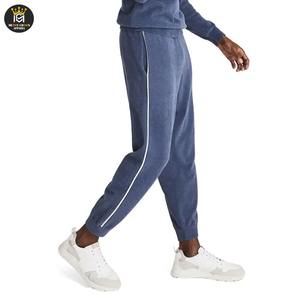 High Quality <b>Men's</b> Mid-Waist Casual Fleece Sweatpants Anti-Wrinkle Sports <b>Trainers</b> with Soft Fabric Plain Dyed - Product Image 4