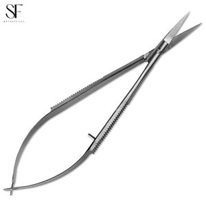 Tijera de resorte de alta calidad más vendida con logotipo personalizado Diseño único hecho en fábrica Hoja recta Punta afilada Precio razonable - Product Image 2