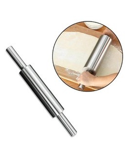 Rouleau à pâtisserie en acier inoxydable, Rouleau à pâtisserie en métal, Rouleau à pâte en acier inoxydable, Rouleau à pâtisserie durable, Rouleau à pâtisserie en acier inoxydable - Product Image 1