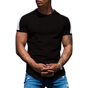 Custom 100% Cotton <b>Men's</b> T-<b>Shirts</b> New Design Breathable Oversize Casual T <b>Shirt</b> Solid Color <b>for</b> 100% Cotton T-<b>Shirts</b> - Product Image 4