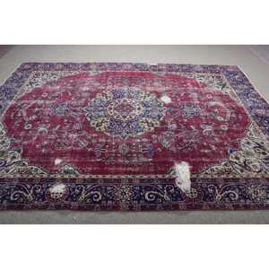 Alfombra Vintage, Alfombra Turca de 7,1x10,1 pies, Alfombra Roja de Lana del Suroeste - Product Image 3