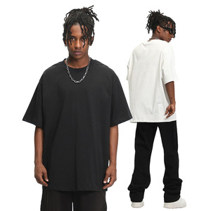 Unisex Drop Shoulder White <b>100</b>% Cotton Tshirt Wholesale High Quality T-<b>shirt</b> for men - Product Image 1