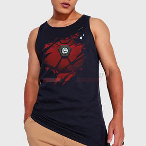 Camiseta sin mangas para hombre de la mejor oferta, ropa deportiva ajustada de alta calidad, estilo informal de punto, método de tejido transpirable - Product Image 1