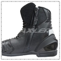 Bottes de moto tout-terrain en cuir respirant, imperméables et coupe-vent, grandes tailles, pour motards - Vente en gros