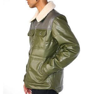 Chaqueta de Cuero para Automovilismo Personalizada de Fábrica Directa para Hombre, Nueva Llegada, Transpirable, Impermeable Frontal, Resistente al Viento, Hecha en Pakistán - Product Image 2