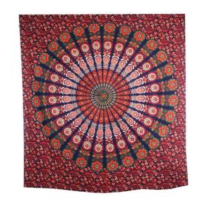 Tapisserie murale personnalisée pour chambre à coucher, imprimé bohème Mandala, grande tapisserie - Product Image 6