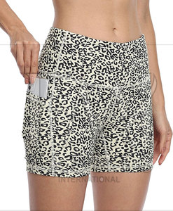 <b>Women's</b> High Waist Gym <b>Shorts</b> Custom Color Printed <b>Jersey</b> Sports <b>Shorts</b> Stretchy High Pattern Best Quality Plus Size Scrunch - Product Image 1