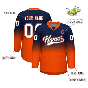 Uniformes de Hockey, nuevo diseño, alta calidad, transpirable, nombre del equipo, 100% poliéster, camisetas de Hockey personalizadas - Product Image 3