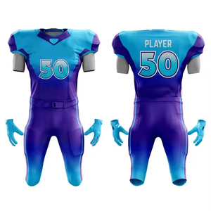 Vente en gros de maillots et pantalons de football américain personnalisés, coutures de haute qualité, matériau respirant et anti-transpiration pour les équipes - Product Image 1