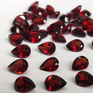 ลูกแพร์โกเมนแดงธรรมชาติตัด 5X8MMFaceted - โกเมนหลวม AAA คุณภาพสูงสุด - Product Image 1