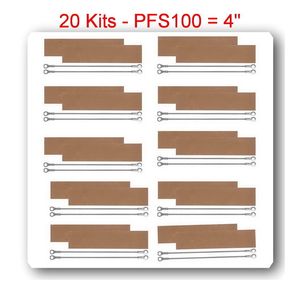 20 elementos calefactores de repuesto de 3 mm + 20 láminas de PTFI para selladora de impulso 4 FS100 - Product Image 1