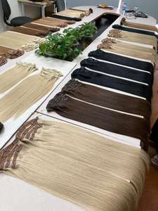 Cheveux vierges vietnamiens bruts à clipser Cheveux humains bruts alignés sur les cuticules vietnamiennes doux - Product Image 3