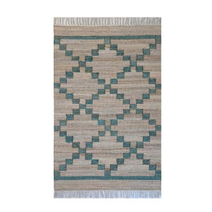 Alfombras de yute trenzadas naturales de tamaño personalizado de la mejor calidad al por mayor para interiores de casas de campo bohemias suelo duradero respetuoso con el medio ambiente - Product Image 1