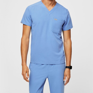 Uniformes Médicos Transpirables y Ligeros Ecológicos al por Mayor para Hombre 2025, Detección de Agujas, Colores y Tallas Personalizadas - Product Image 1