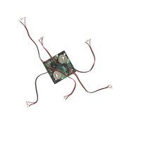 Placa LED PCBA de Bajo MOQ, Dc25L, con 1 oz de Grosor de Cobre y Diferentes Funciones y Patrones de Intermitencia para Tarjetas de Felicitación o Juguetes
