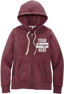 Sudadera con Capucha Unisex Personalizable con Cierre Completo, Impresión Digital, Patrón Sólido, Logotipo Personalizado Bordado, Ropa de Invierno de Alta Calidad para Hombre y Mujer - Product Image 4