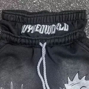 Pantalones cortos de verano de alta calidad Stone Washl para hombre, pantalones cortos estampados de cintura doble informales para Jóvenes de tamaño personalizado clásico para hombre - Product Image 2