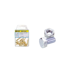 Vite a testa esagonale zincata M8 x 30 mm. 4 unità - Product Image 3