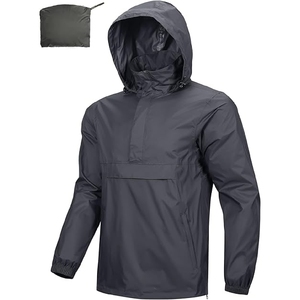 ¡Novedad de 2025! Chaqueta impermeable para exteriores para hombre, cortavientos con logotipo personalizado con procesamiento frontal, abrigos de talla grande - Product Image 1