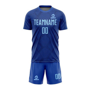 Conjunto de Ropa Deportiva de Fútbol Elástica y Resistente, Teñida en Prenda, Color Personalizado, Shorts y Camiseta de Fútbol Sublimados, 100% Poliéster, Traje de Entrenamiento - Product Image 3