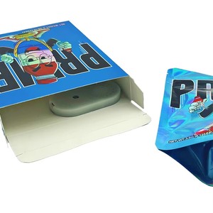 Custom 3.5g Mylar Bags and <b>Box</b> with Music Light-Sensing Sound <b>Box</b> with Pouch Digital Printing Smell Proof for Candy Packaging - Product Image 3