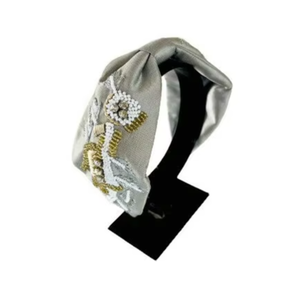Diadema de Lujo Hecha a Mano con Cuentas Bordadas, Diadema de Tela Premium con Cuentas, Accesorios de Moda, Diademas 2026 - Product Image 1