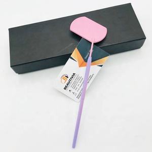 Miroir d'extension de cils en acier durable de haute qualité avec outil de pince à épiler à sourcils pratique à poignée creuse - Product Image 1