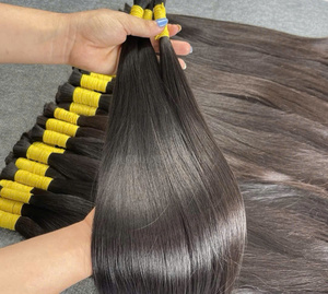 Cheveux vierges de haute qualité en vrac, cheveux naturels lisses d'un seul donneur, extensions de cheveux humains vietnamiens 100% naturels. - Product Image 1