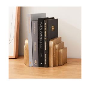 Superior Quality Indian Metal <b>Art</b> Desktop Bookends Exclusive Design Home Office Bookshelf <b>Storage</b> Holder - Product Image 3
