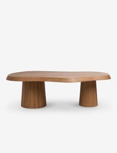 Muebles de Sala de Estar de Diseño Moderno, Mesa de Centro de Madera Hecha a Mano, 100% Madera de Mango India Sólida, Acabado Marrón Claro, Venta al por Mayor - Product Image 2