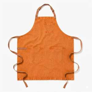Korean style linen apron 2026 trend with minimalist <b>tie</b> waist and neutral colorway - Product Image 1