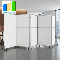 EBUNGE Cloisons de séparation de bureau modernes, réglables, portables, ignifuges, écologiques, insonorisantes, pliables, pour l'école et l'extérieur