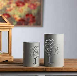 Portavelas votivas de hierro de lujo para interiores y exteriores, soporte para velas de té, decoración para el hogar, hotel, oficina, bodas y fiestas. - Product Image 5