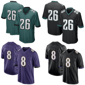 Custom American Football Jersey Team Uniform V Neck <b>Shirt</b> Personalized Name Number Breathable Mesh Sportswear Plus Size <b>Summer</b> - Product Image 3