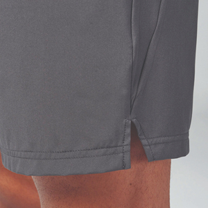 Lightweight Moisture Wicking Fabric Charcoal Essential 5 Inch Shorts with Contour Side Panels and Inner <b>Mesh</b> <b>Pants</b> - Product Image 5
