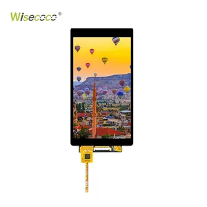 Wisecoco Ips Tft Lcd Pantalla de 5 pulgadas Tamaño de pantalla personalizado Interfaz de brillo Táctil Opcional Mipi 720*1280 Panel Lcd