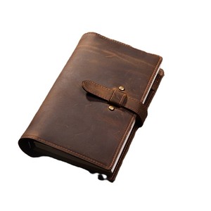 Leather Dairy with Natural Shade Genuine Leather Refillable Journal ,Leather Cover, Paper Wholesale Product OEM & FBA Services - Product Image 1