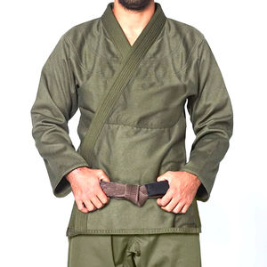 Uniforme de BJJ de Tela de Algodón de Último Diseño, Alta Calidad y Precio Económico, con Mangas Completas, Color Personalizado, Uniforme de Entrenamiento para Adultos - Product Image 5