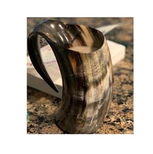 Taza de Cuerno de Búfalo de Estilo Animal, Pulida, Pequeña, Moderna, Artesanal, Natural, de Primera Calidad, Ecológica, Vikinga - Product Image 4