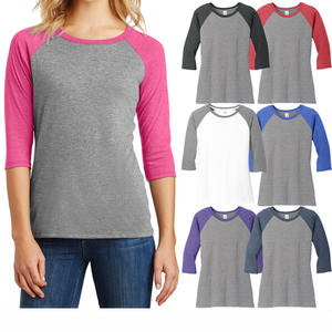 100% algodón Mujer manga corta Camisetas cuello redondo verano piel sólida suave manga corta Camisetas básicas Tops - Product Image 3